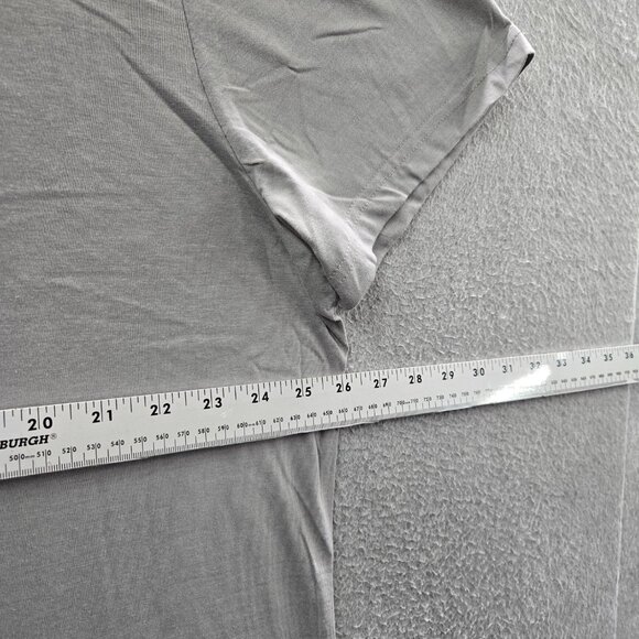 Tesla Men Shirt 2XL Gray Logo Embroidered Short Sleeve - Picture 5 of 10